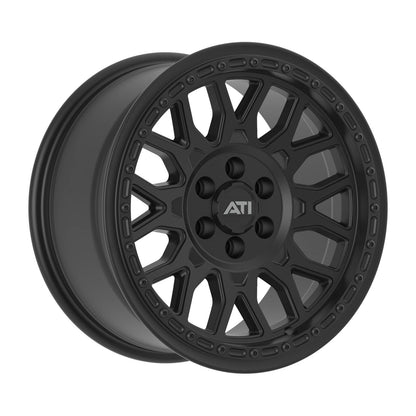 AT-01 17X8.5 HYBRID BEADLOCK WHEEL - BLACK (6X114.3)