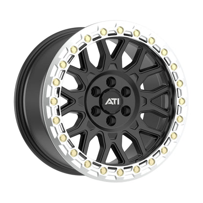 AT-01 17X8.5 HYBRID BEADLOCK WHEEL - BLACK (6X114.3)