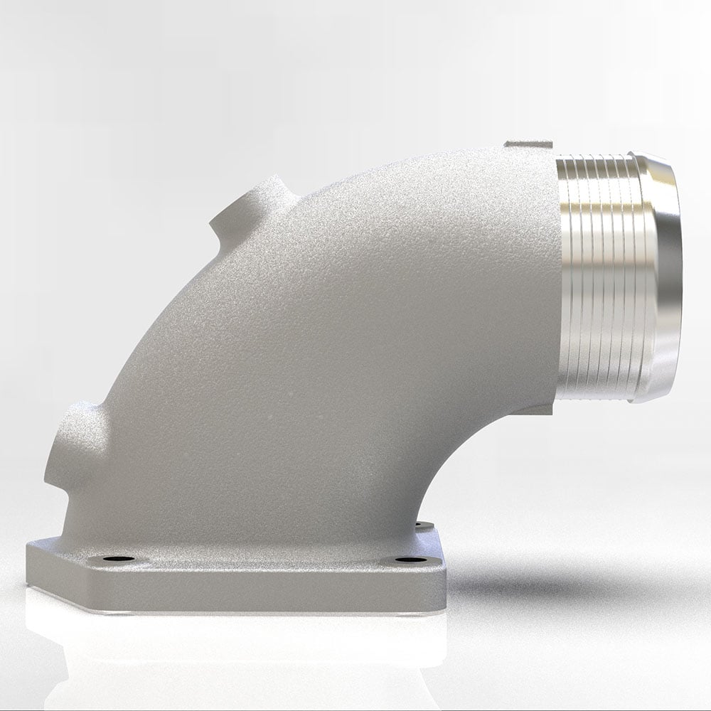 TILLIX 3" Forward Facing Intake Manifold Elbow for Toyota 100 Series 1HD-FTE - SpeedUpPerformance