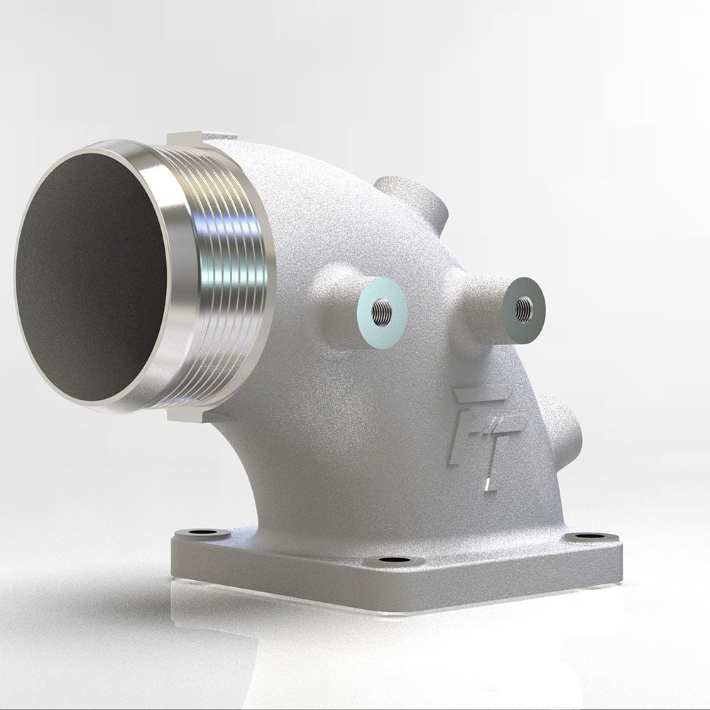 TILLIX 3" Forward Facing Intake Manifold Elbow for Toyota 100 Series 1HD-FTE - SpeedUpPerformance