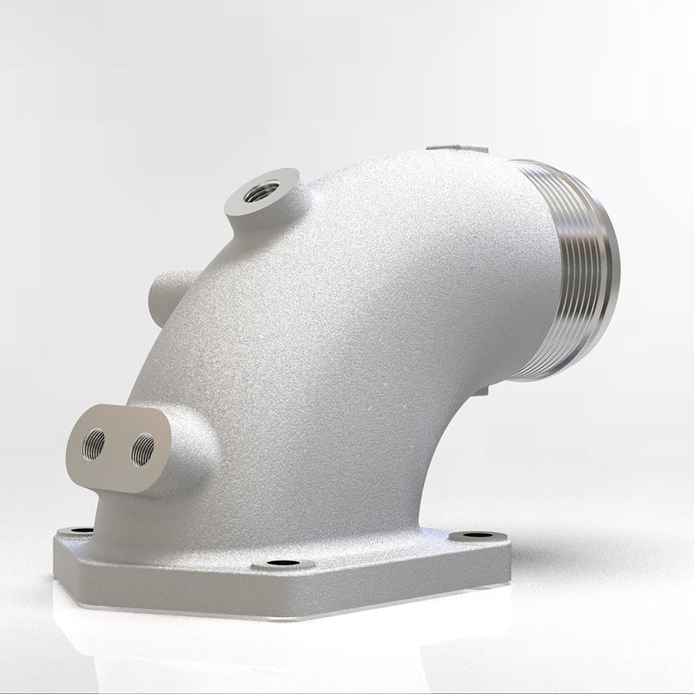 TILLIX 3" Forward Facing Intake Manifold Elbow for Toyota 100 Series 1HD-FTE - SpeedUpPerformance