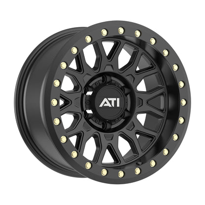 AT-01 17X8.5 HYBRID BEADLOCK WHEEL - BLACK (5X150)