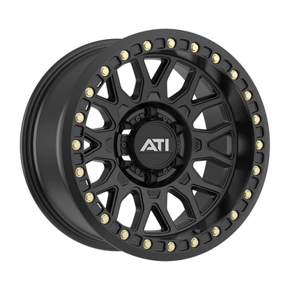 AT-01 17X8.5 HYBRID BEADLOCK WHEEL - BLACK (5X150)