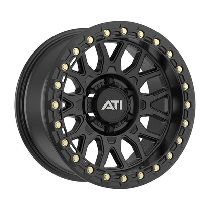 AT-01 17X8.5 HYBRID BEADLOCK WHEEL - BLACK (5X150)