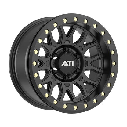 AT-01 17X8.5 HYBRID BEADLOCK WHEEL - BLACK (5X150)