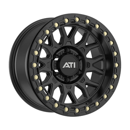 AT-01 17X8.5 HYBRID BEADLOCK WHEEL - BLACK (5X150)