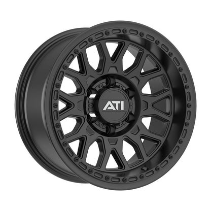 AT-01 17X8.5 HYBRID BEADLOCK WHEEL - BLACK (5X150)