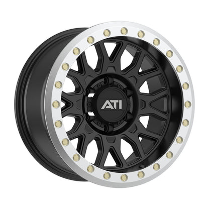 AT-01 17X8.5 HYBRID BEADLOCK WHEEL - BLACK (5X150)