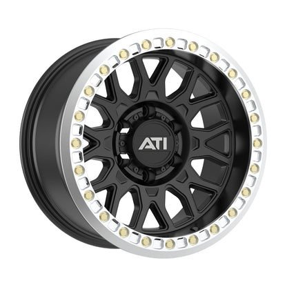 AT-01 17X8.5 HYBRID BEADLOCK WHEEL - BLACK (5X150)