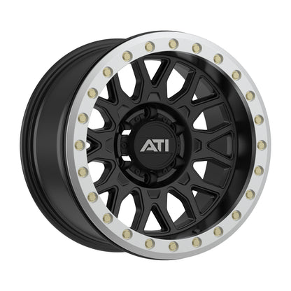 AT-01 17X8.5 HYBRID BEADLOCK WHEEL - BLACK (5X150)