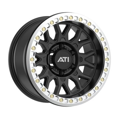 AT-01 17X8.5 HYBRID BEADLOCK WHEEL - BLACK (5X150)