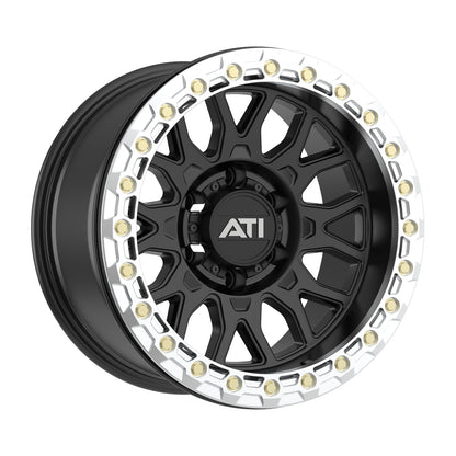 AT-01 17X8.5 HYBRID BEADLOCK WHEEL - BLACK (5X150)