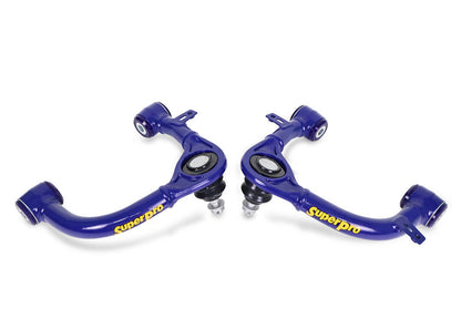 SuperPro Front Upper Control Arms for Mitsubishi Triton MV Fixed Offset Alignment Corrected