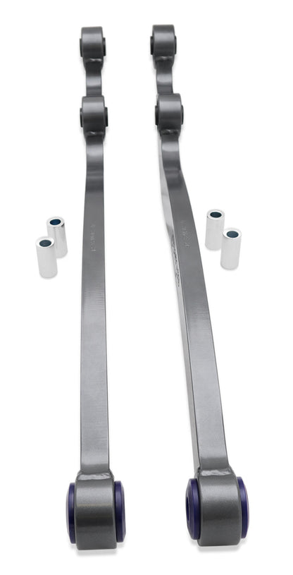 SuperPro Caster Correction Radius Arms for Toyota Land Cruiser 76, 78, 79, 80, 105 Series up to 07/2016 with 4-5" lift (Straight Arms)