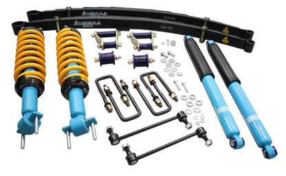 2 Inch 50mm Formula 4x4 Lift Kit with Height Adjustable ReadyStruts for Ford Ranger PY, P703 & VW Amarok T1A, T1B 2022-on