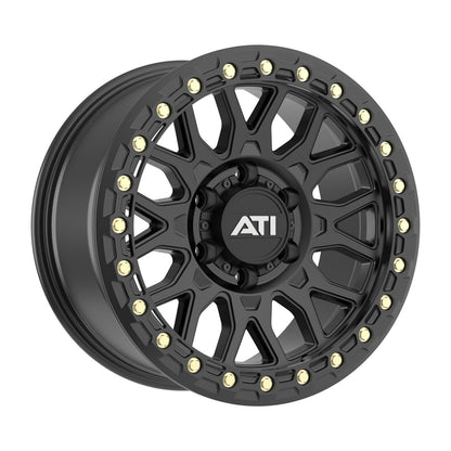 AT-01 17X8.5 HYBRID BEADLOCK WHEEL - BLACK (5X150)
