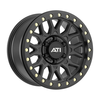 AT-01 17X8.5 HYBRID BEADLOCK WHEEL - BLACK (5X150)