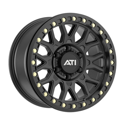 AT-01 17X8.5 HYBRID BEADLOCK WHEEL - BLACK (5X150)