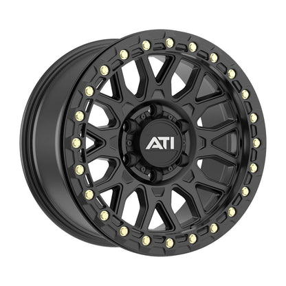 AT-01 17X8.5 HYBRID BEADLOCK WHEEL - BLACK (5X150)
