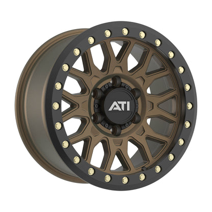 AT-01 17X8.5 HYBRID BEADLOCK WHEEL - BRONZE (5X150)