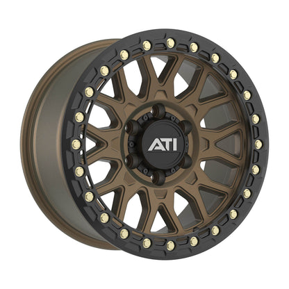 AT-01 17X8.5 HYBRID BEADLOCK WHEEL - BRONZE (5X150)