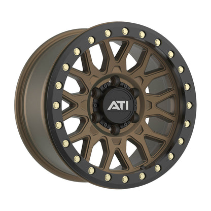 AT-01 17X8.5 HYBRID BEADLOCK WHEEL - BRONZE (5X150)