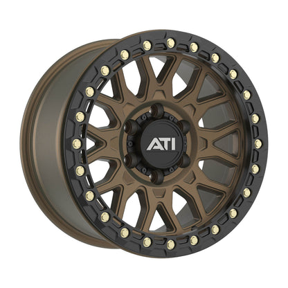AT-01 17X8.5 HYBRID BEADLOCK WHEEL - BRONZE (5X150)