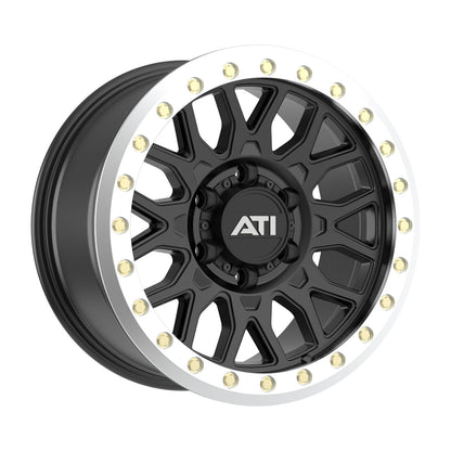 AT-01 17X8.5 HYBRID BEADLOCK WHEEL - BLACK (5X150)