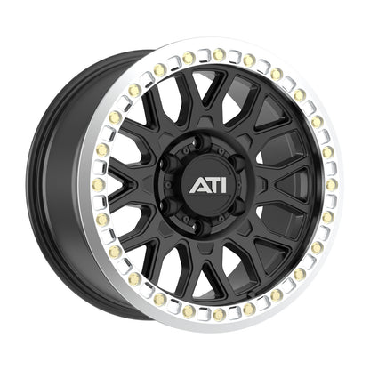 AT-01 17X8.5 HYBRID BEADLOCK WHEEL - BLACK (5X150)