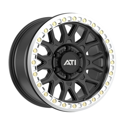 AT-01 17X8.5 HYBRID BEADLOCK WHEEL - BLACK (5X150)
