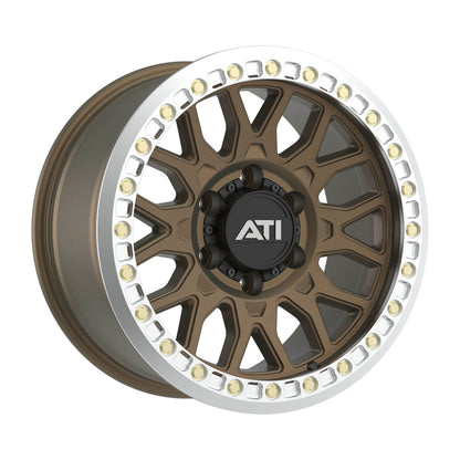 AT-01 17X8.5 HYBRID BEADLOCK WHEEL - BRONZE (5X150)
