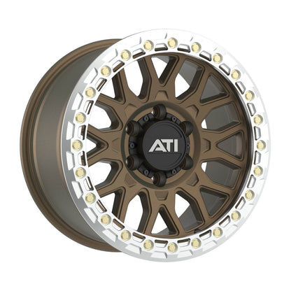 AT-01 17X8.5 HYBRID BEADLOCK WHEEL - BRONZE (5X150)