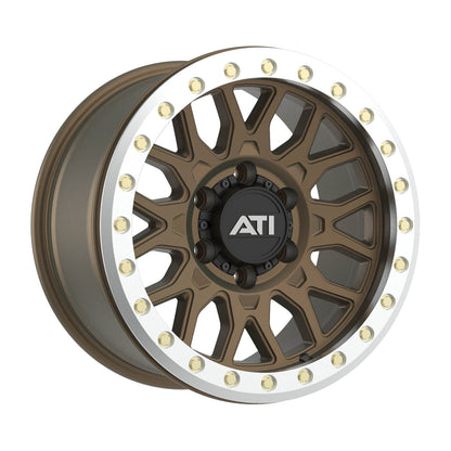 AT-01 17X8.5 HYBRID BEADLOCK WHEEL - BRONZE (5X150)