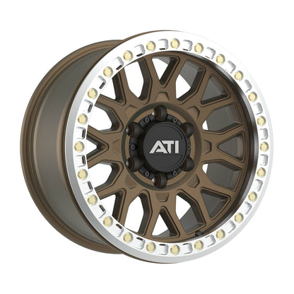 AT-01 17X8.5 HYBRID BEADLOCK WHEEL - BRONZE (5X150)