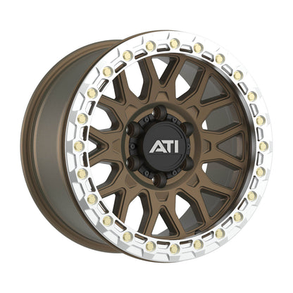 AT-01 17X8.5 HYBRID BEADLOCK WHEEL - BRONZE (5X150)