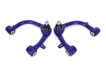 SuperPro Front Upper Control Arms for Mitsubishi Triton MV Fixed Offset Alignment Corrected