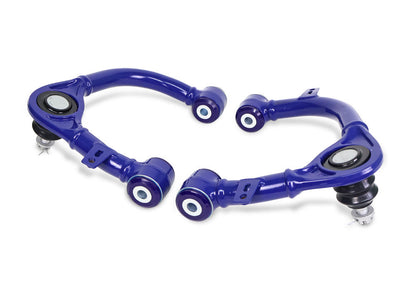 SuperPro Front Upper Control Arms for Mitsubishi Triton MV Fixed Offset Alignment Corrected
