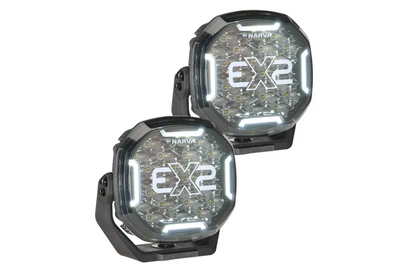 7" EX2 Blackout Driving Light 12/24v