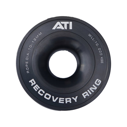 ATI 10,000kg Alloy Recovery Ring - Red, Black or Silver