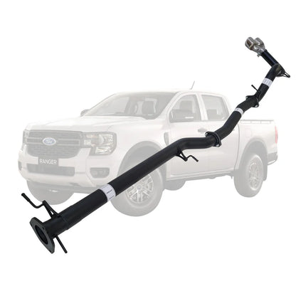 TrackReady Side Exit 3" DPF Back Exhaust for Ford Ranger 3.0L PY Next Gen 2022+