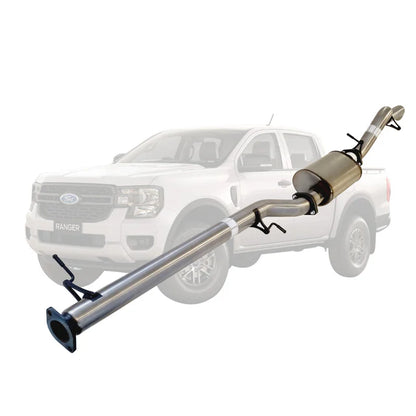 TrackReady 3" DPF Back Exhaust for Ford Ranger 3.0L PY Next Gen (NON-ADBLUE) 2022+