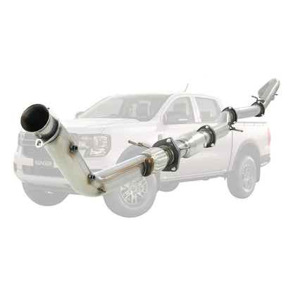 TrackReady 3.5" Stainless Turbo Back Exhaust for Ford Ranger 3.0L PY Next Gen 2022+