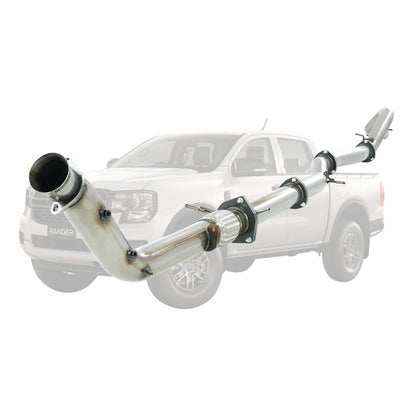 TrackReady 3.5" Stainless Turbo Back Exhaust for Ford Ranger 3.0L PY Next Gen 2022+