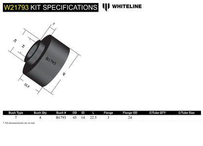 SuperPro Shock Absorber Bushing Kit for Nissan Patrol GQ, GU and Toyota Land Cruiser 80, 105, 76,78 and 79 Series