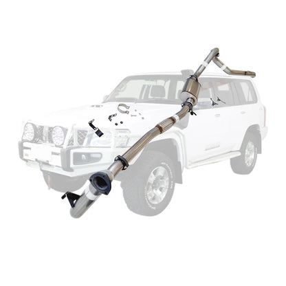 TrackReady Stainless 3" Turbo Back Exhaust for GU Patrol ZD30 Wagon