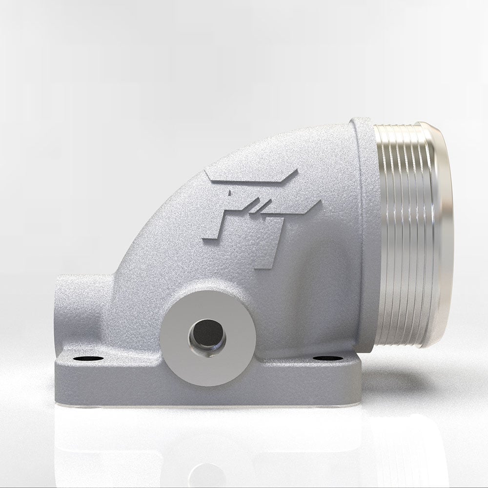 TILLIX 2.5" Intake Manifold 90 Degree Elbow Adaptor for Nissan Patrol TD42 - SpeedUpPerformance