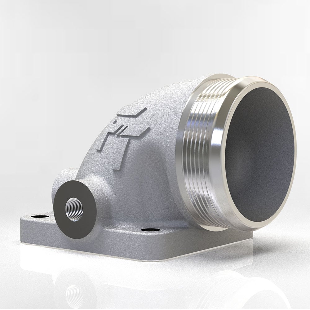 TILLIX 2.5" Intake Manifold 90 Degree Elbow Adaptor for Nissan Patrol TD42 - SpeedUpPerformance