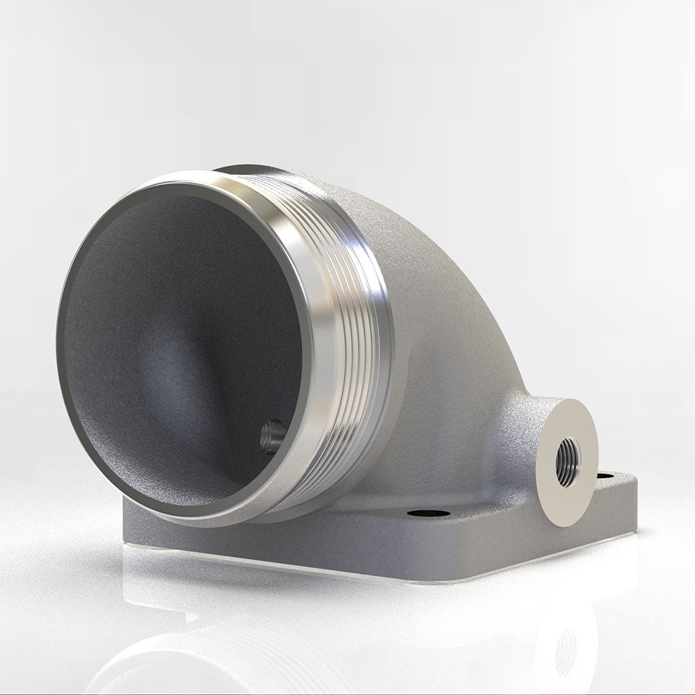 TILLIX 2.5" Intake Manifold 90 Degree Elbow Adaptor for Nissan Patrol TD42 - SpeedUpPerformance