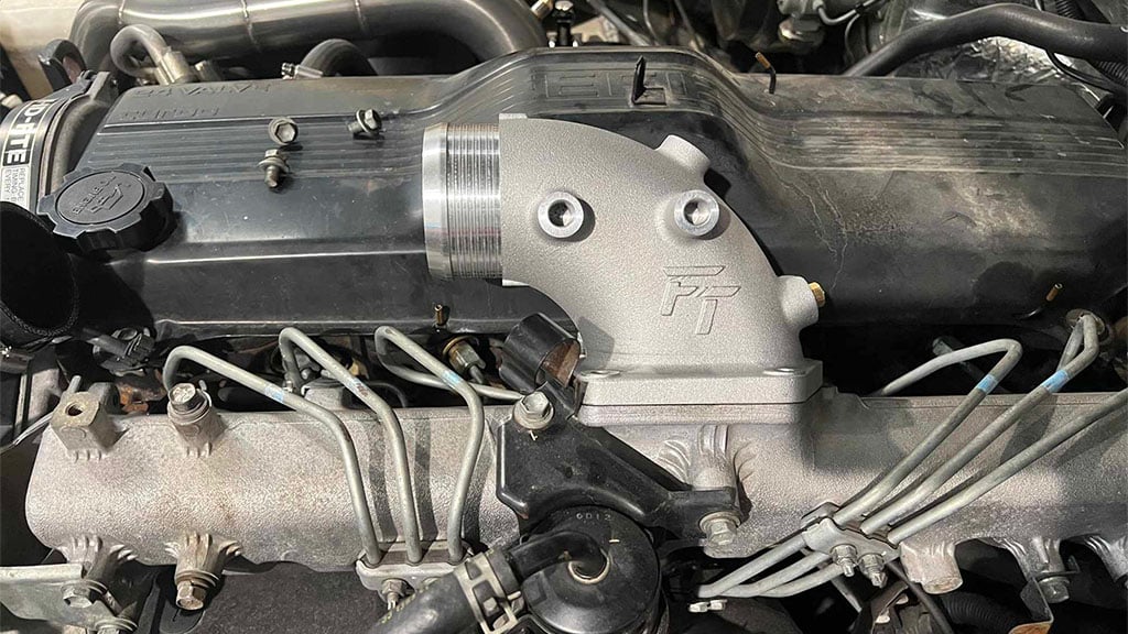 TILLIX 3" Forward Facing Intake Manifold Elbow for Toyota 100 Series 1HD-FTE - SpeedUpPerformance