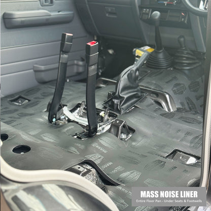 Car Builders Sound Deadening Kit to suit Toyota LandCruiser 79 Series Dual Cab